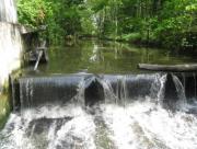 Clapet de Bionne en position haute : rupture des continuités écologiques