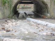 Rampe vue depuis l’amont après remise en eau